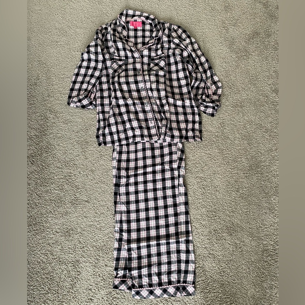 Victoria’s Secret plaid PJ set